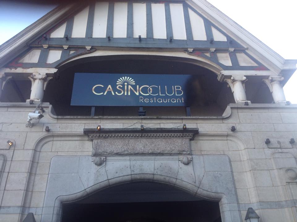 Enseignes en lettrage - Casino club Namur